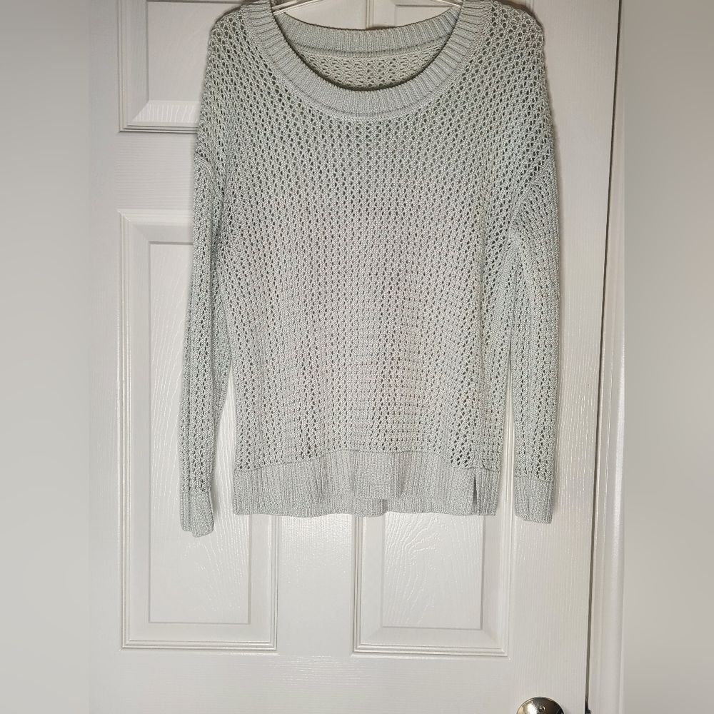 Unbranded L Snow White Knit Longsleeves RAMIE Blend Women’s Sweater